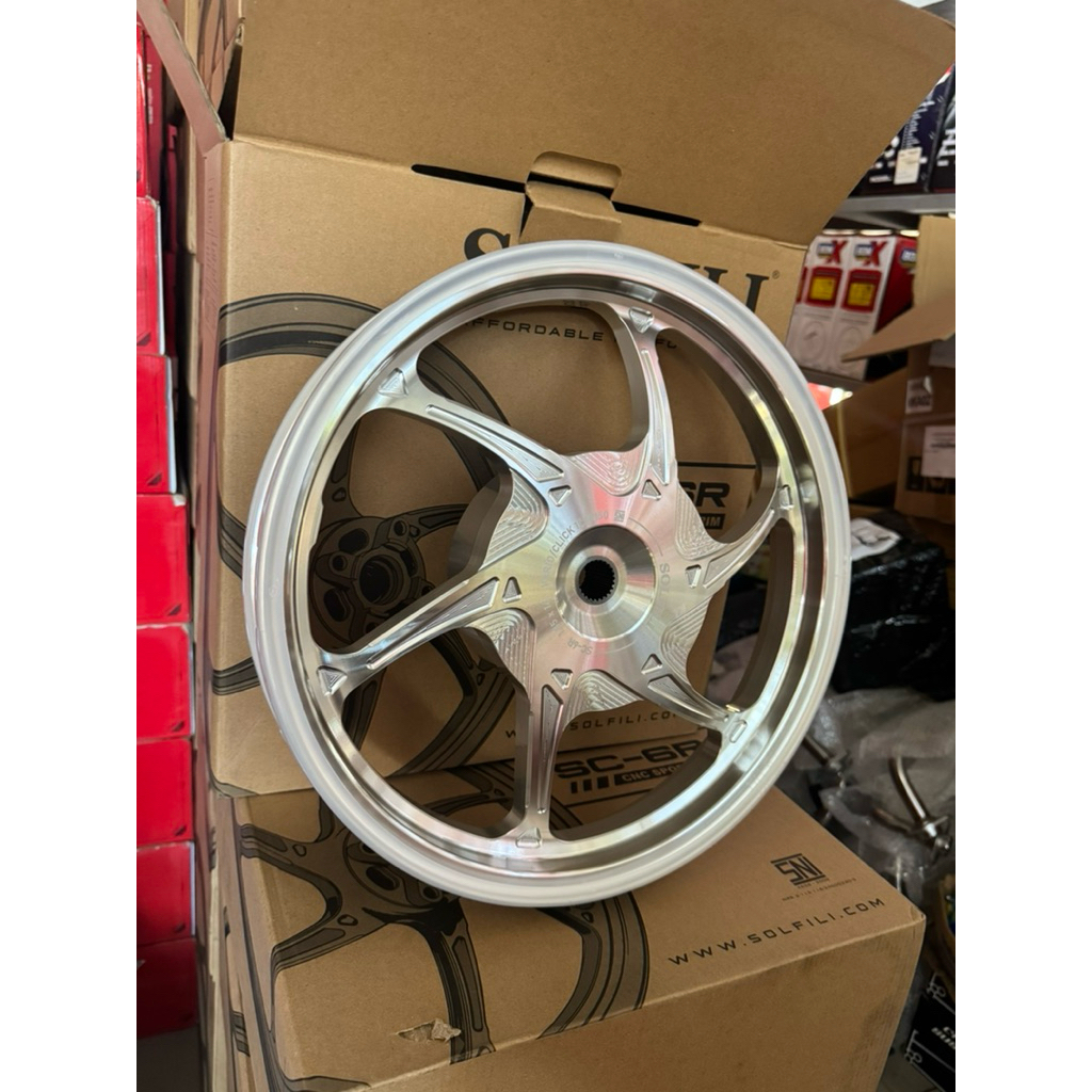 Solfili SC-6R CNC Sport Rim Click125/150 14s | Shopee Philippines