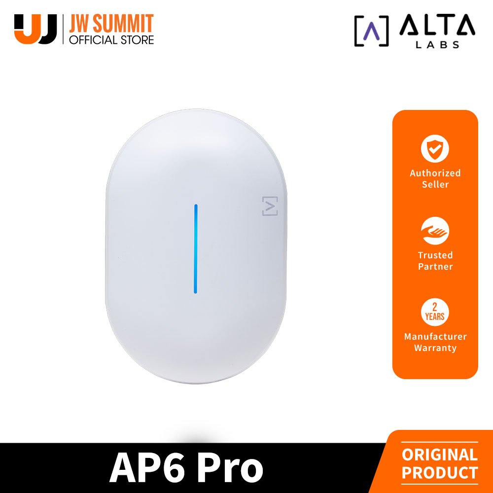 Alta Labs AP6 Professional WiFi 6 with WiFi 7 Mesh Connectivity Indoor ...