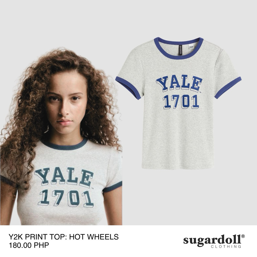 Y2K Graphic Print Baby Tee for Women Premium Cotton Blouse Korean Fit ...