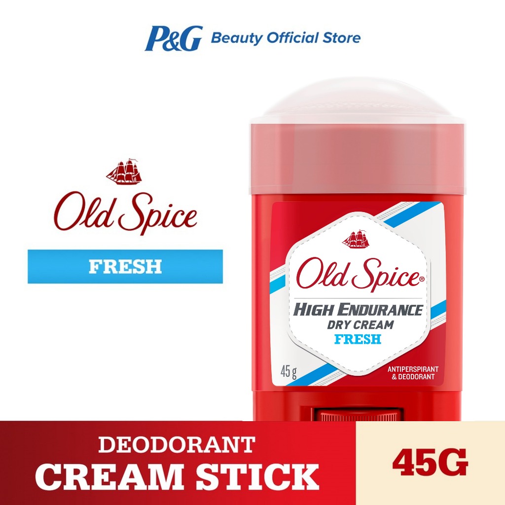 Old Spice Anti Perspirant High Endurance Dry Cream Deodorant Fresh