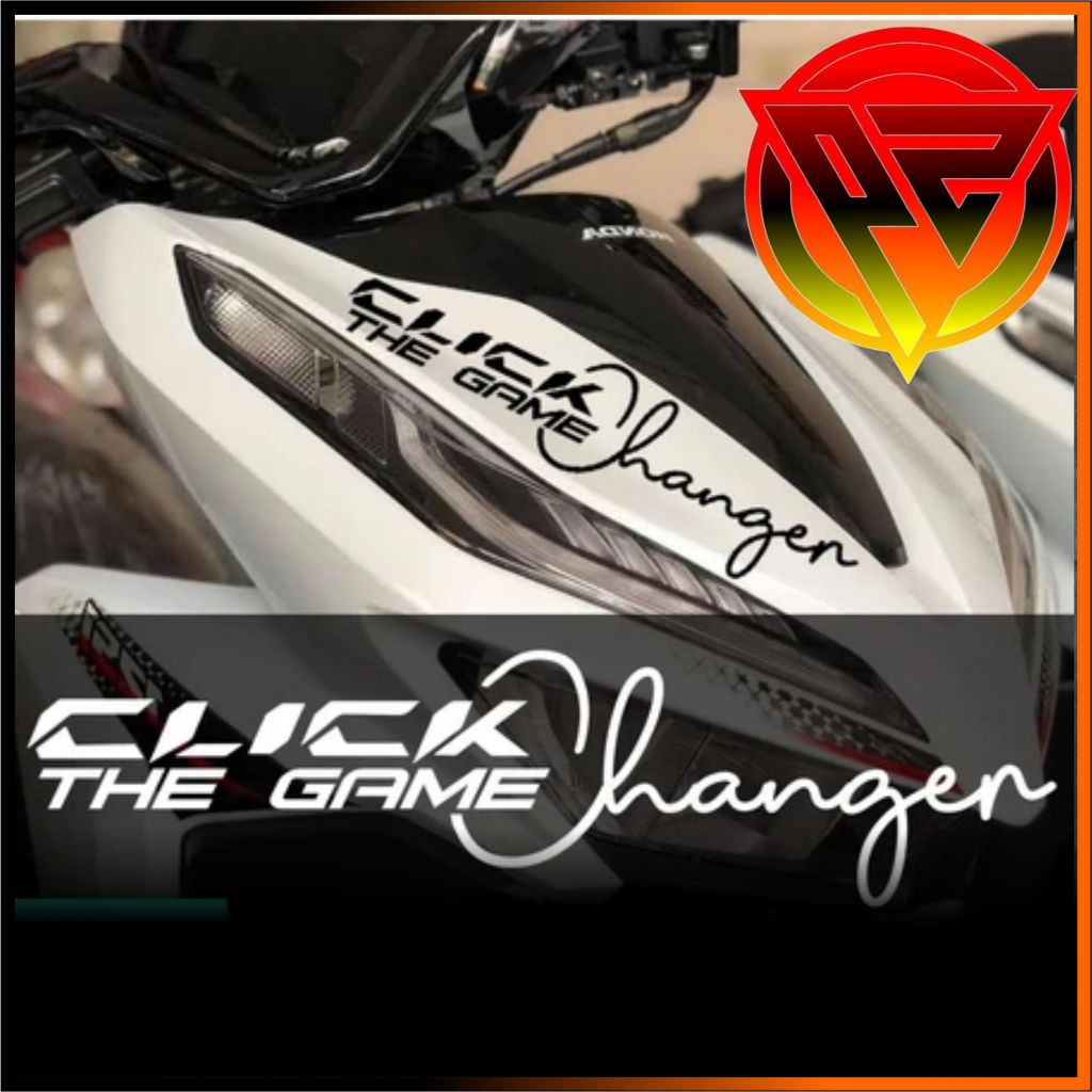 Honda Click The GameChanger Sticker Cutout Vinyl 8 inches | Shopee ...