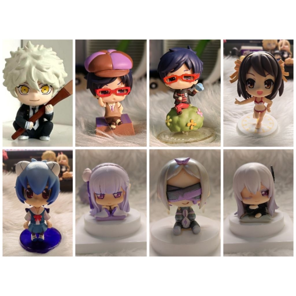 Anime chibi figure assorted collectible | Shopee Philippines