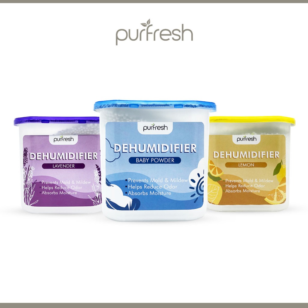 Purfresh Scented Dehumidifier Absorbs Moisture Room, Closet, Car 800ml ...