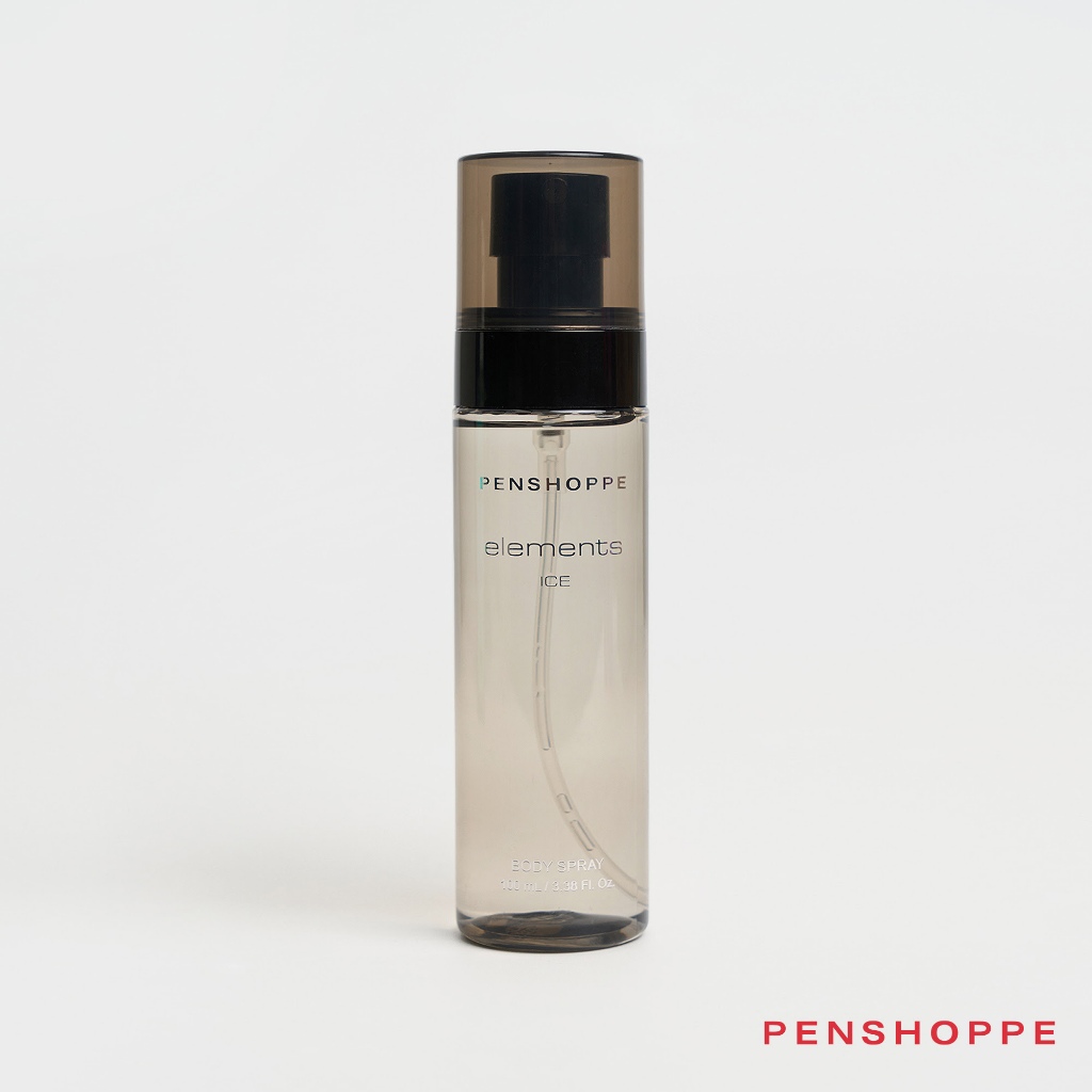 Penshoppe Elements Ice Body Spray For Men 100ML (Black) | Shopee ...