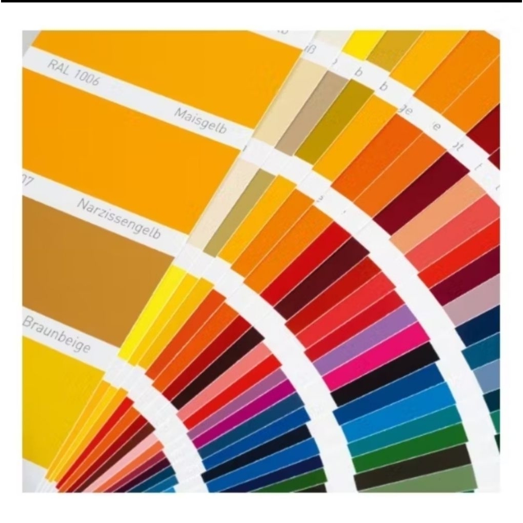 RAL Color Card K7 German Original Genuine Raul International Standard ...