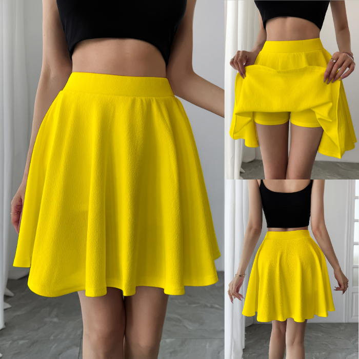 Shop yellow skirt for woman for Sale on Shopee Philippines