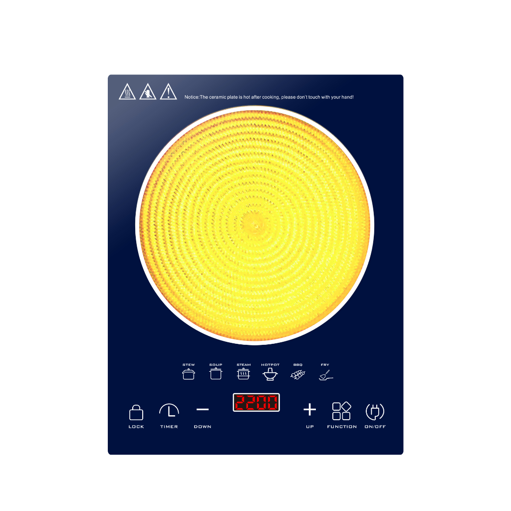 LAHOME Induction Cooker Electric Inverter Ceramic Stove Infrared Burner ...