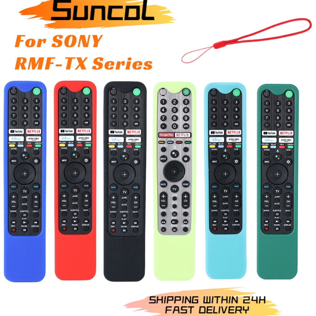 Silicone Remote Control Cover For Sony TV RMF-TX Series MG3-TX520U Anti ...