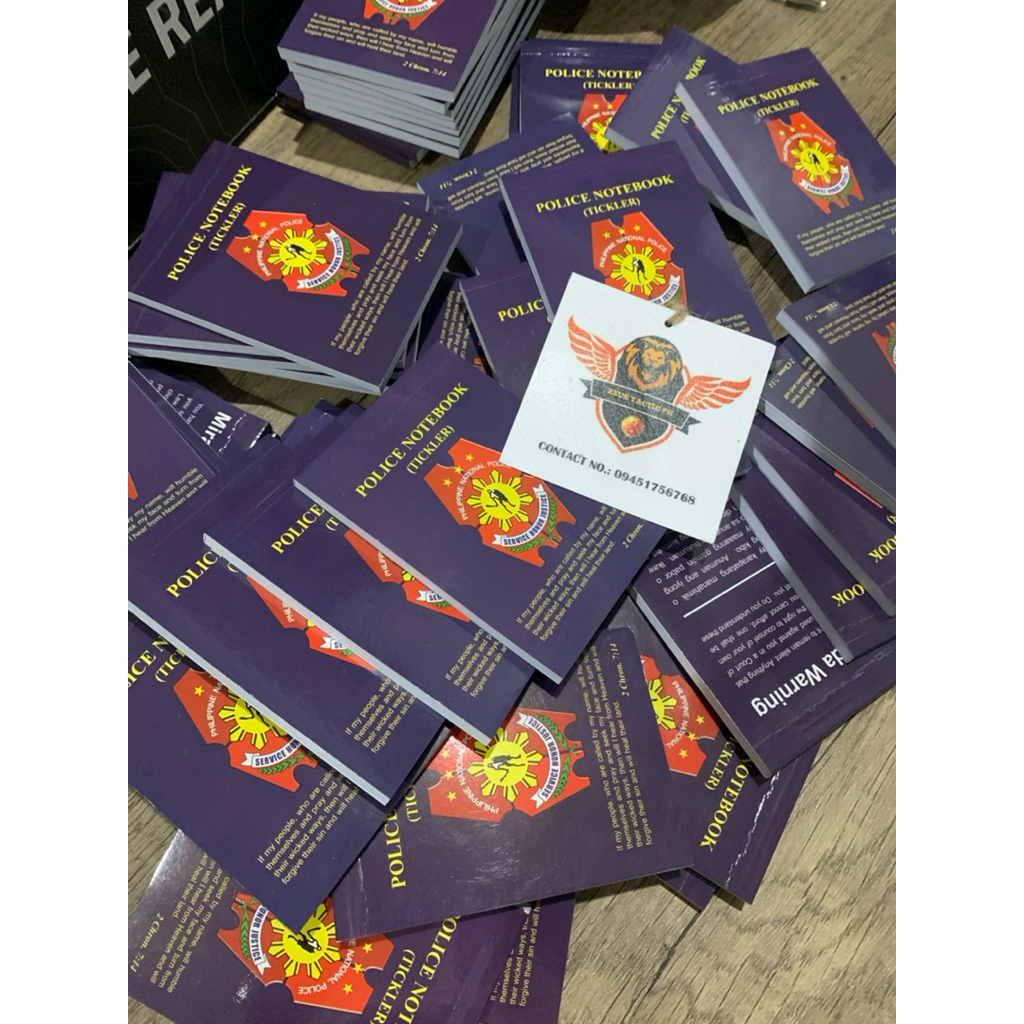 PNP TICKLER NOTEBOOK | Shopee Philippines