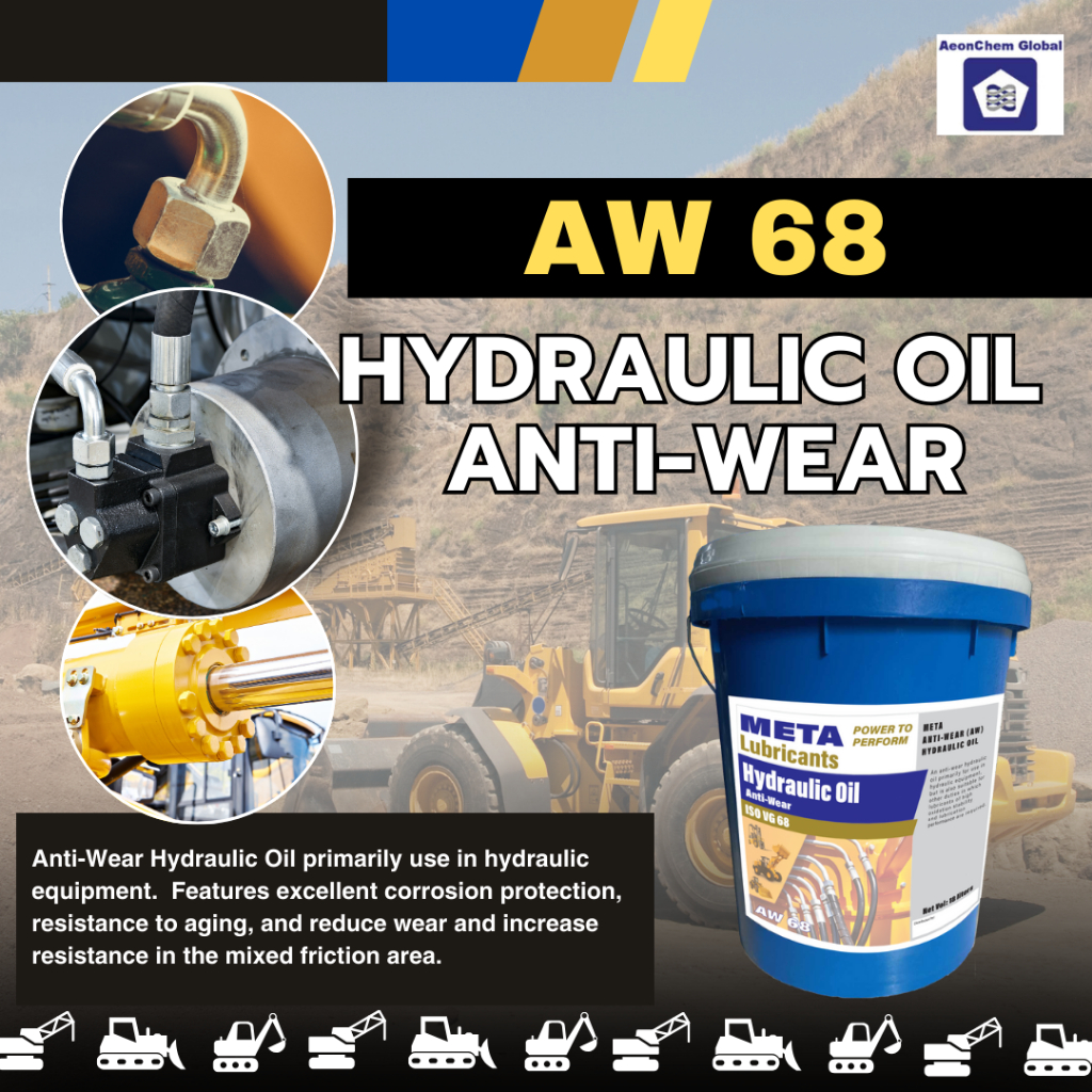 Hydraulic Oil AW 68 - META LUBRICANTS - Pail | Shopee Philippines