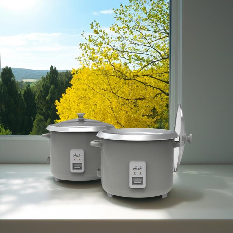 Asahi by Winland 1.5-Liters Rice Cooker with Steamer 8-cups Capacity ...