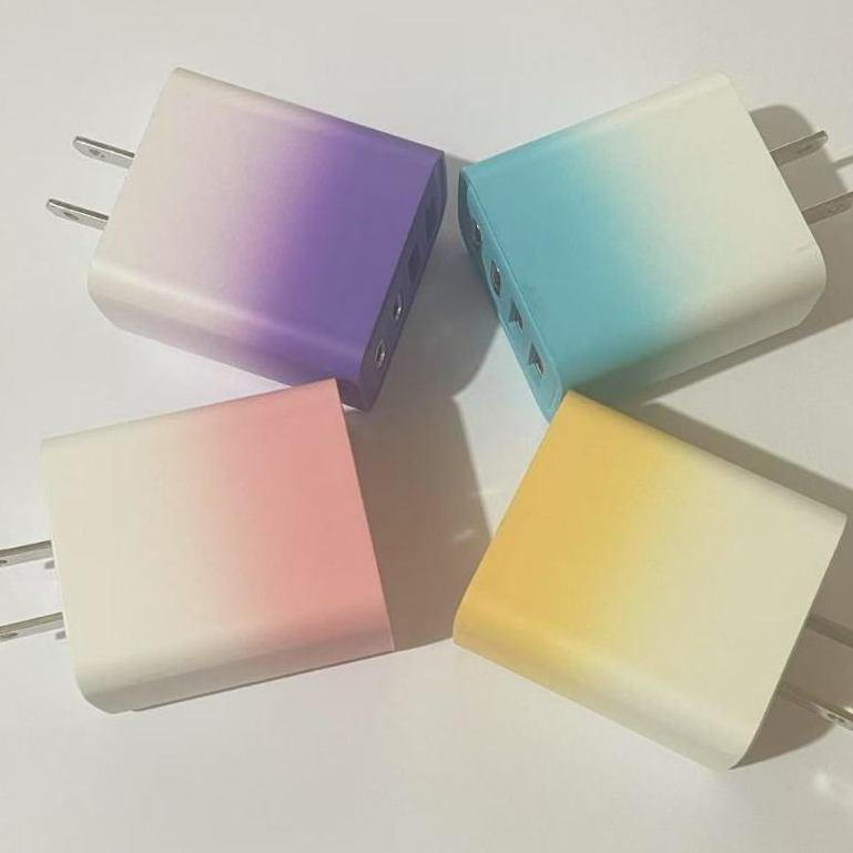 Color PD Universal USB Type C Fast Travel Adapter Portable Laptop Cell ...