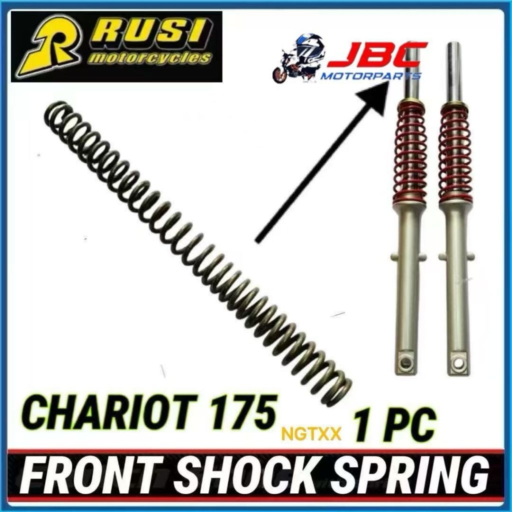 FRONT SHOCK SPRING FOR RUSI CHARIOT 175 MOTORCYCLE PARTS | Shopee ...