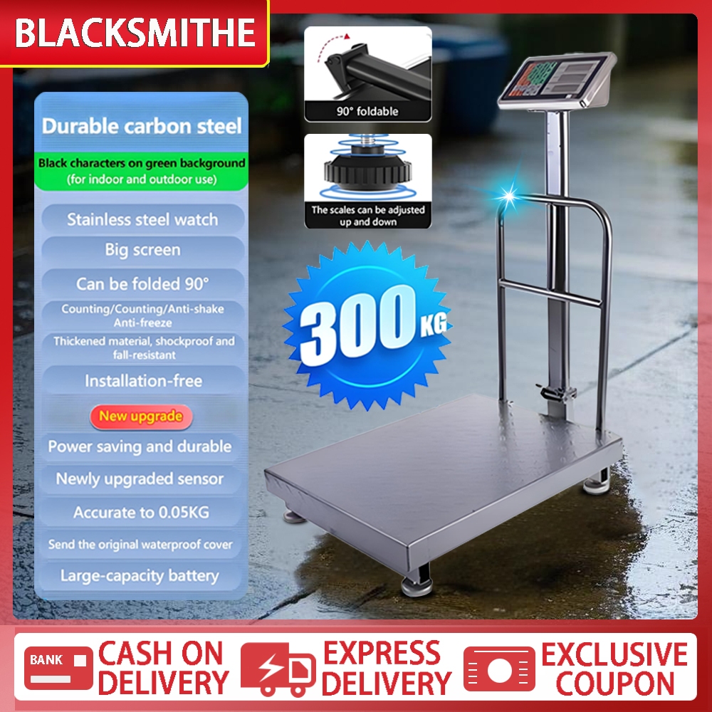 150/300KG Heavy Duty Industrial Scale, Kitchen Weighing Scale, Digital ...
