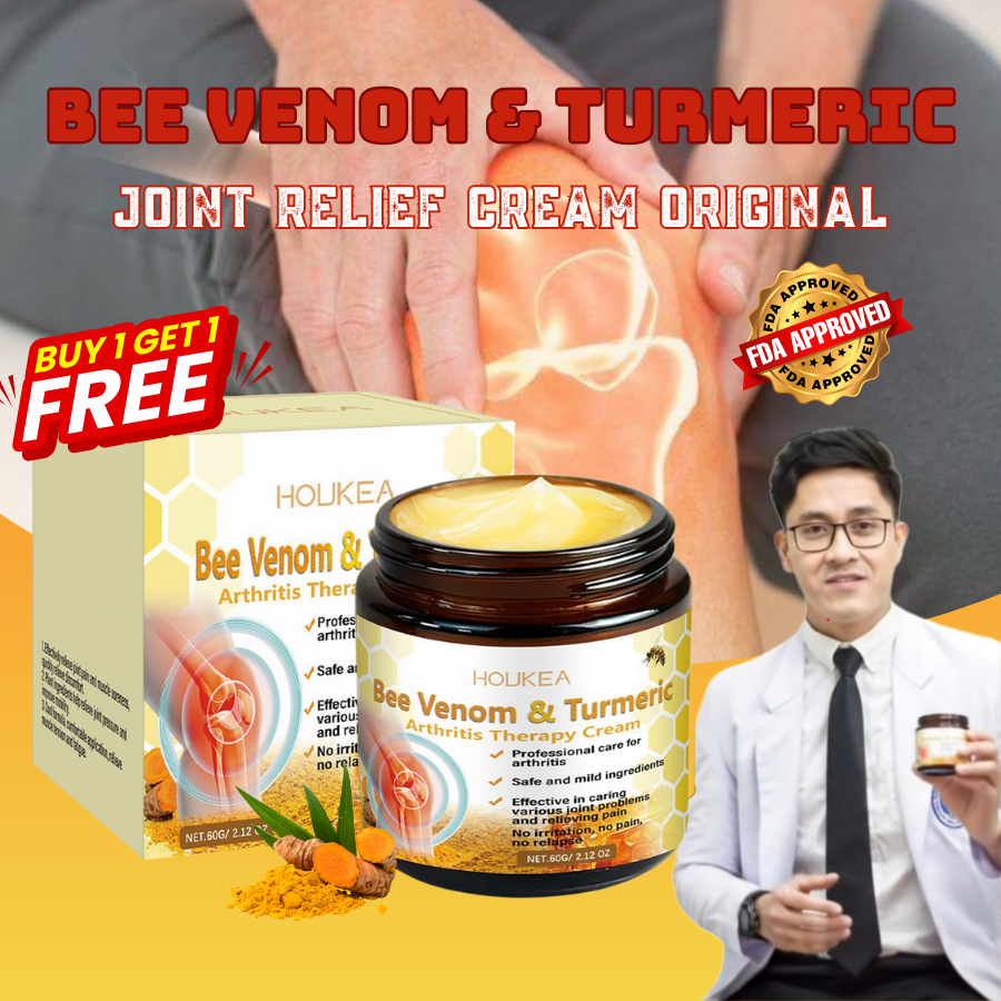 Turmeric Bee Venom Joint Pain Relief Cream Helps Relieve Pain in Bone ...