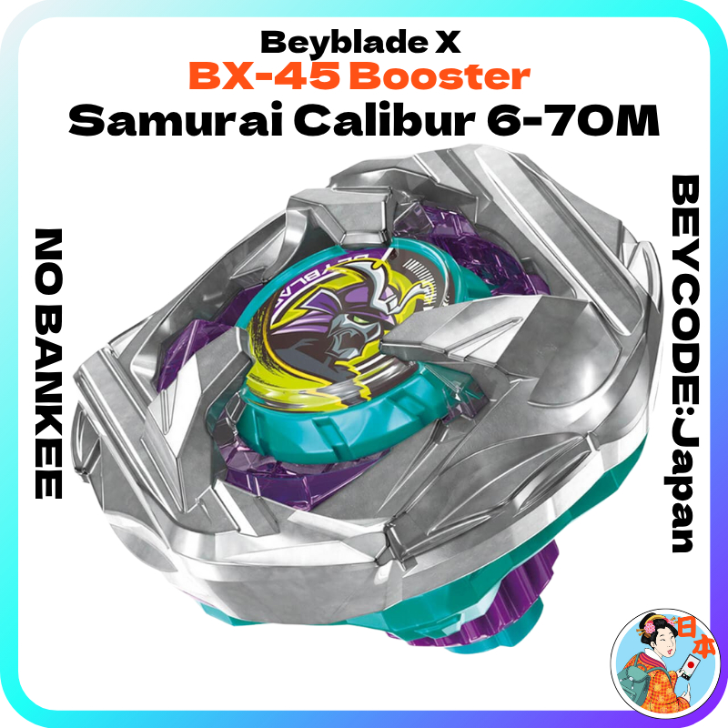 BEYBLADE X BX-45 Samurai Calibur 6-70M(Booster)[Beycode:Japan] [No ...