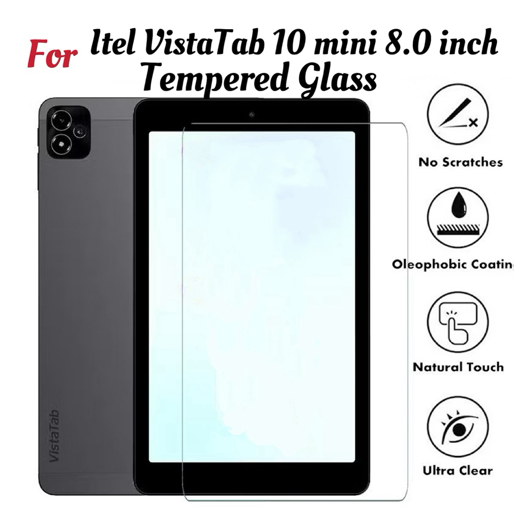 for tablet Itel VistaTab 10 11 10.0 Vistatab 10 mini 8.0 inch tempered ...
