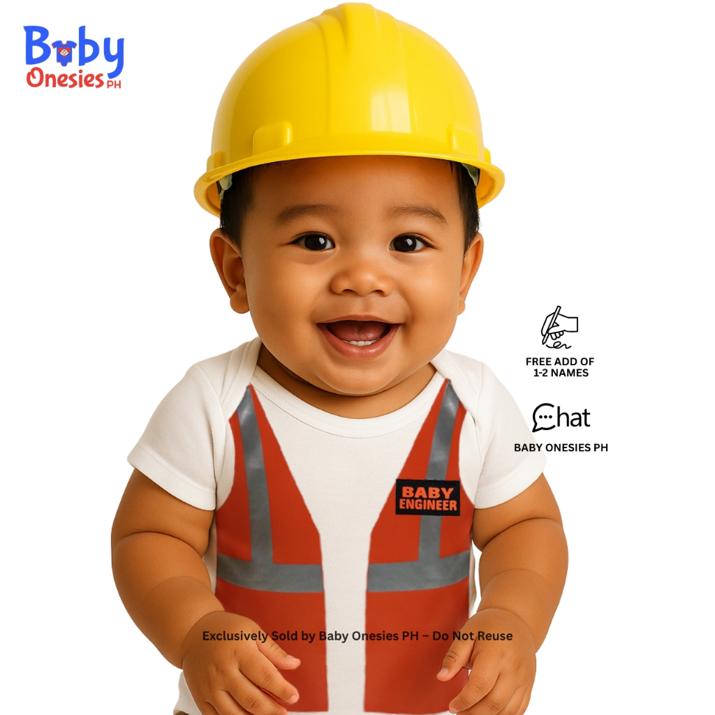 Baby Onesies PH Engineer Career Outfit Unisex Newborn Clothes