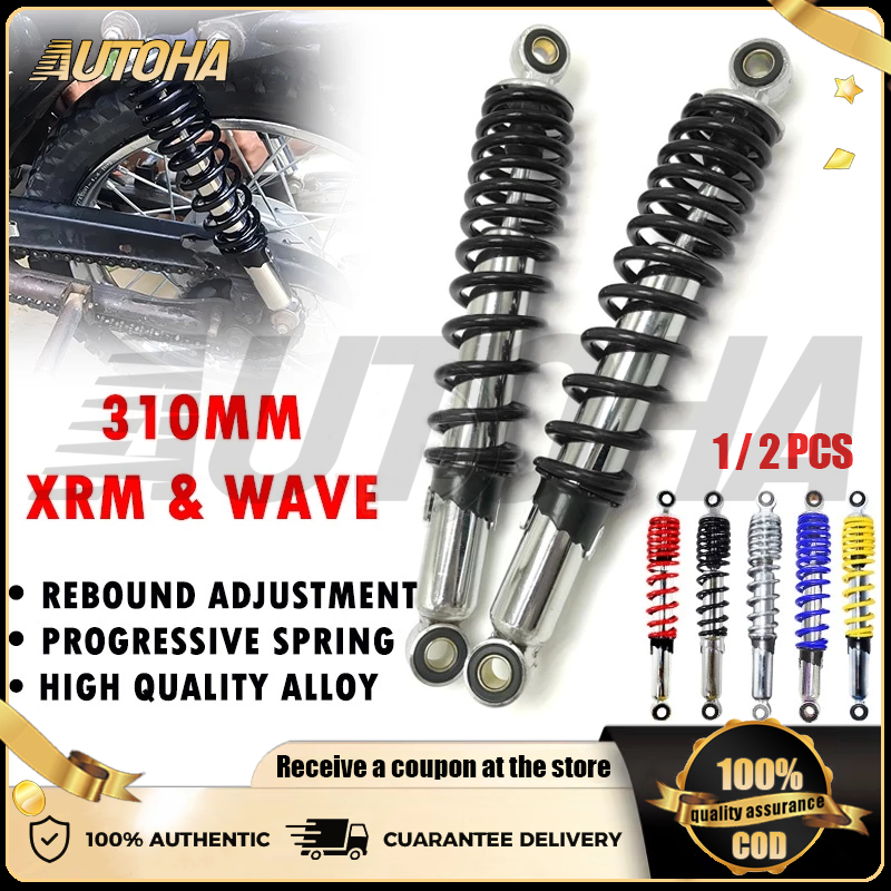 1/2PCS Motorcycle Rear Shock For XRM 125 XRM 100 WAVE 100 WAVE 125 ...