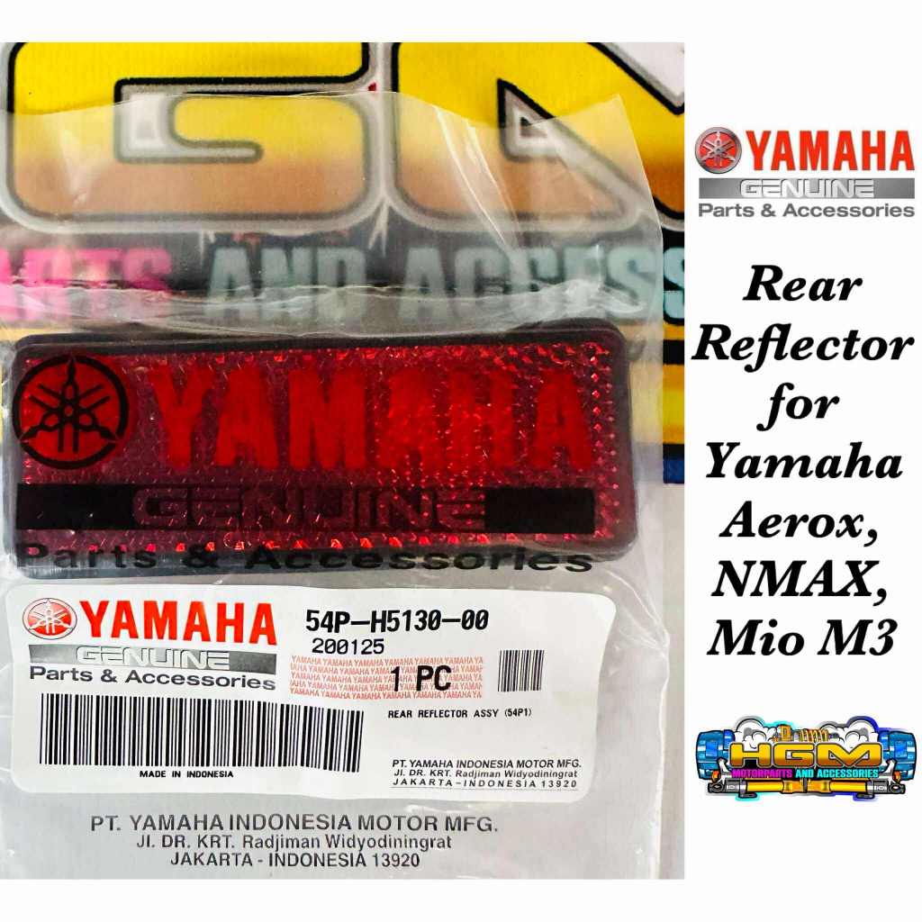 REAR REFLECTOR FOR AEROX V1, AEROX V2, MIO M3, NMAX V1, NMAX V2 | 54P ...