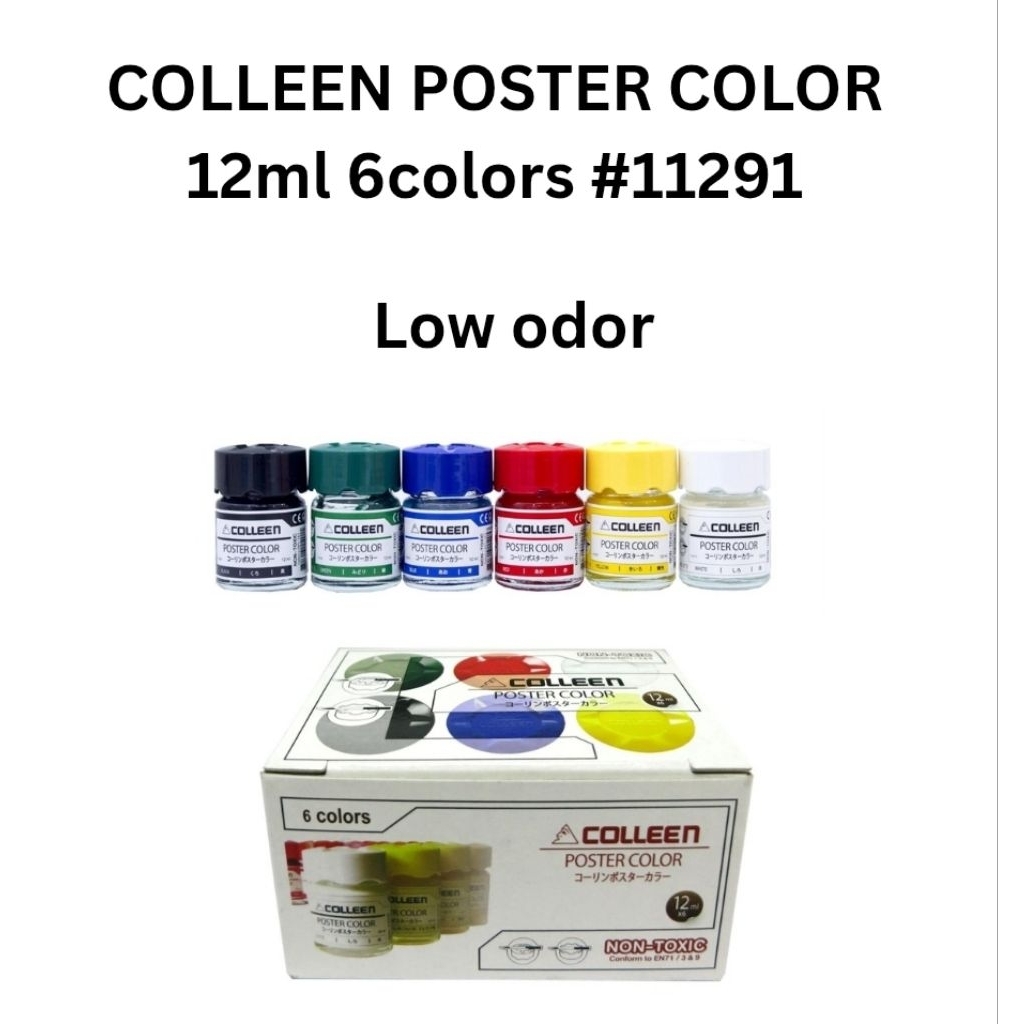 Colleen poster color 12ml 6colors #11291 | Shopee Philippines