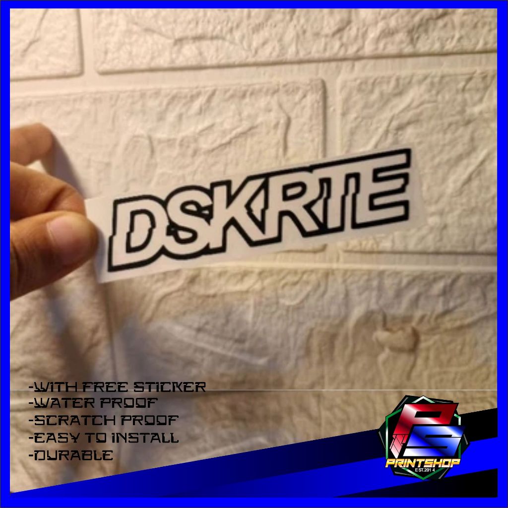 Diskarte Cut-Out sticker for car and motorcycle decal | Shopee Philippines