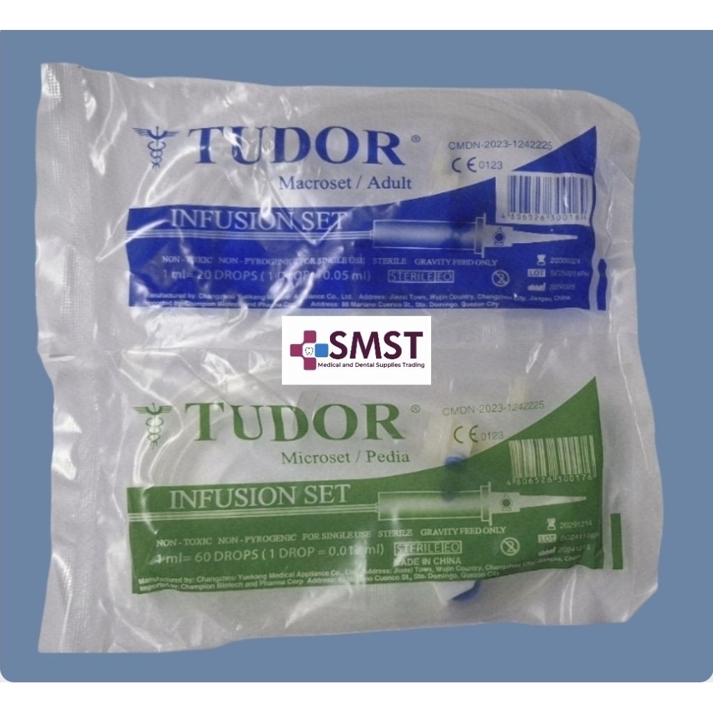 TUDOR Infusion Set Microset/Macroset Pedia/Adult | Shopee Philippines