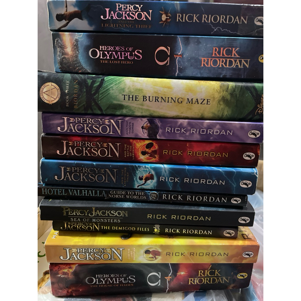 Rick Riordan Books / Epic Heroes | Shopee Philippines