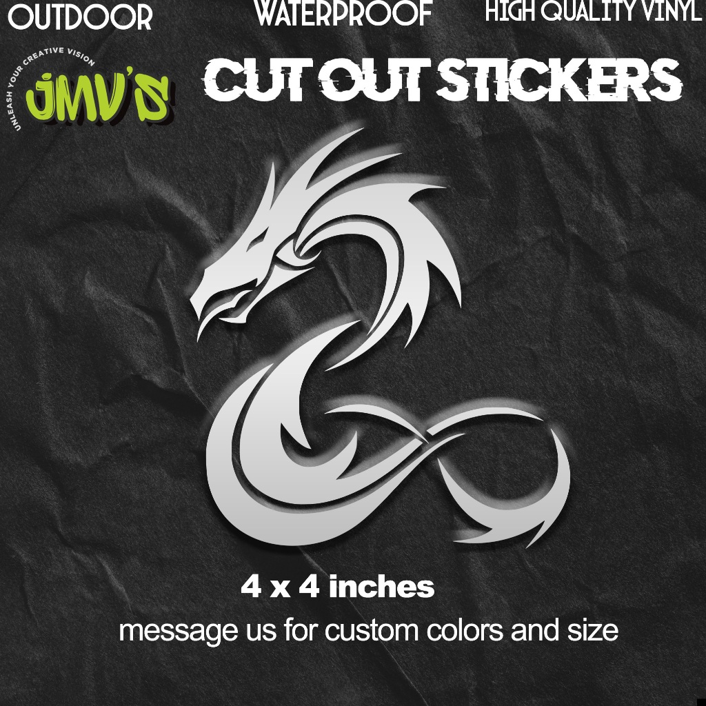 Dragon Ver CUTOUT Decal Sticker High Quality Vinyl | Shopee Philippines