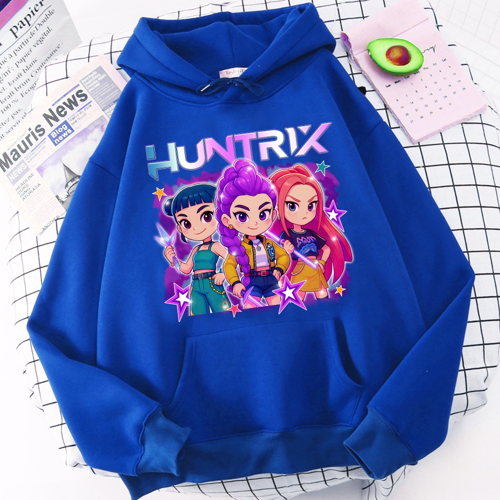 Huntrix Hoodie Jacket Asian size kpop demon hunter unisex | Shopee ...