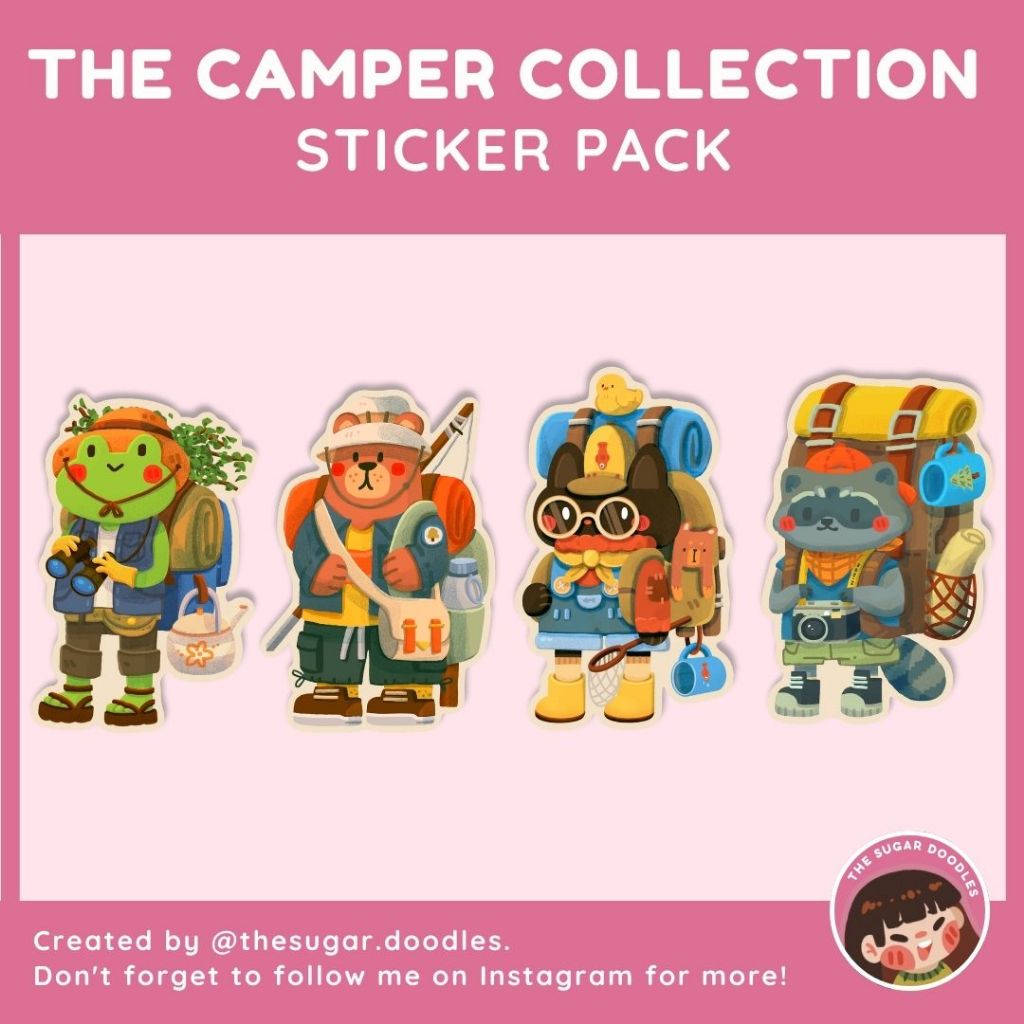 Love Camping Heart MKR Decal Vinyl Sticker