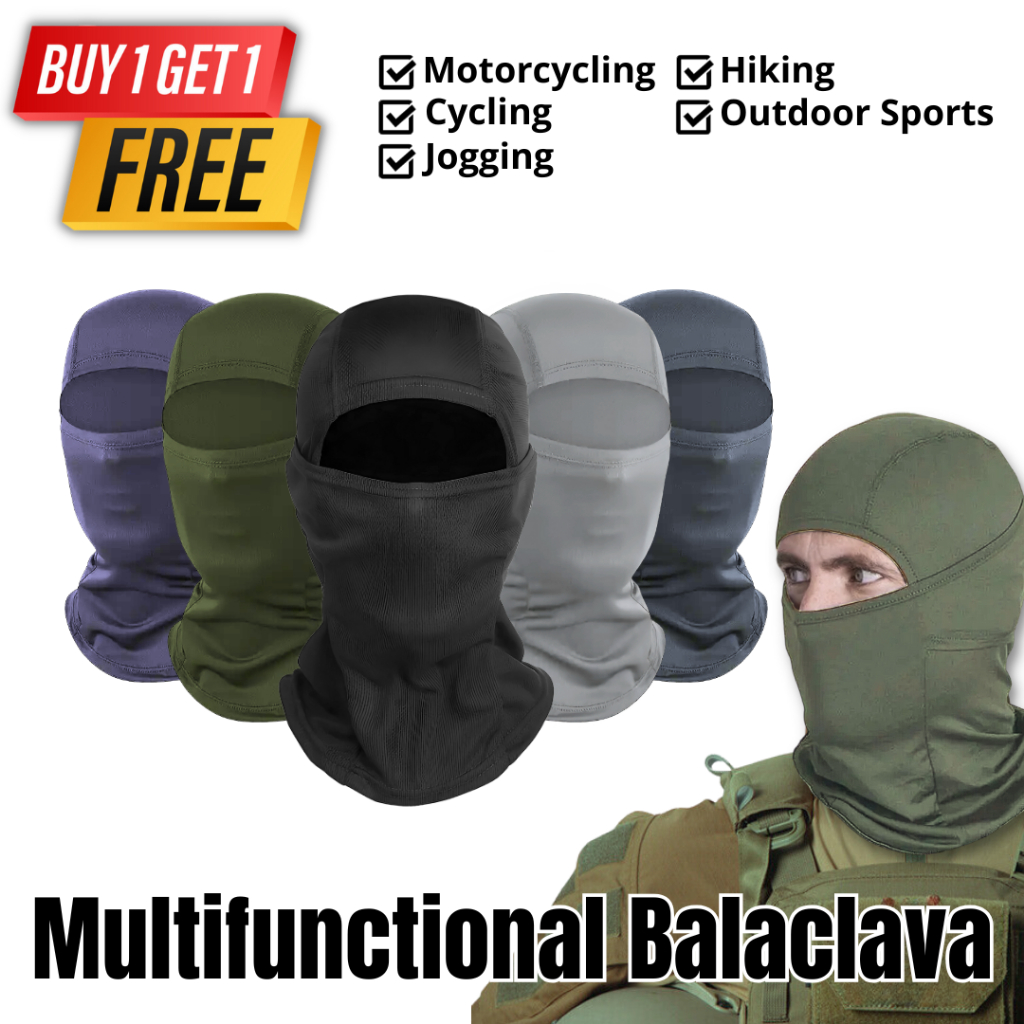 Buy 1 Take 1 Tactical Balaclava For Motorcycle and Outdoor Sports. 6 ...