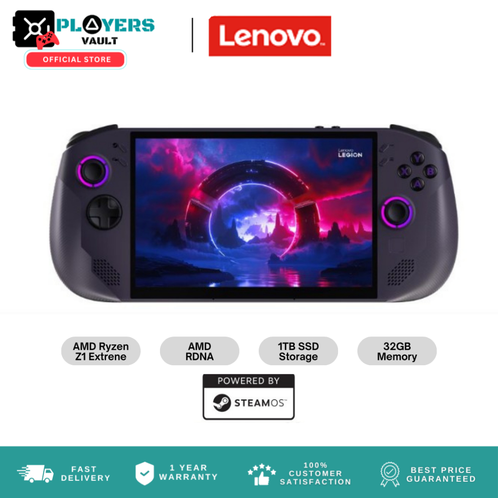 Lenovo Legion Go S Steam OS Z1 Extreme 32GB + 1TB (Nebula Violet ...
