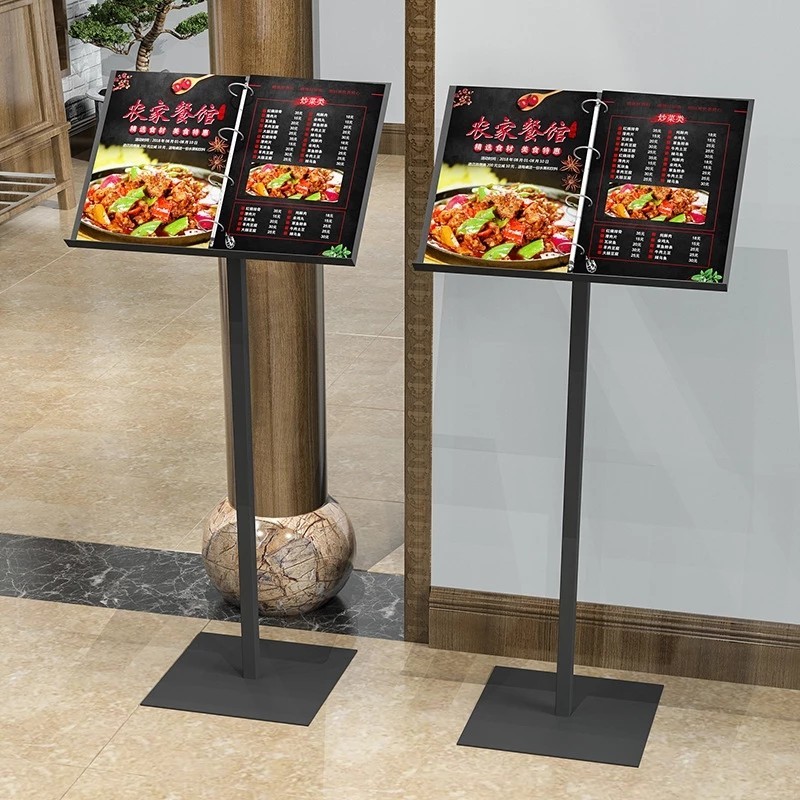Fashionable and beautiful Menu rack Presentation stand Menu rack ...