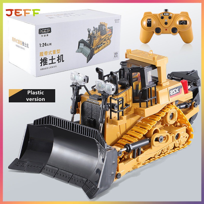 Remote Control Excavator Bulldozer Crane Dump Truck Toys Engineering ...