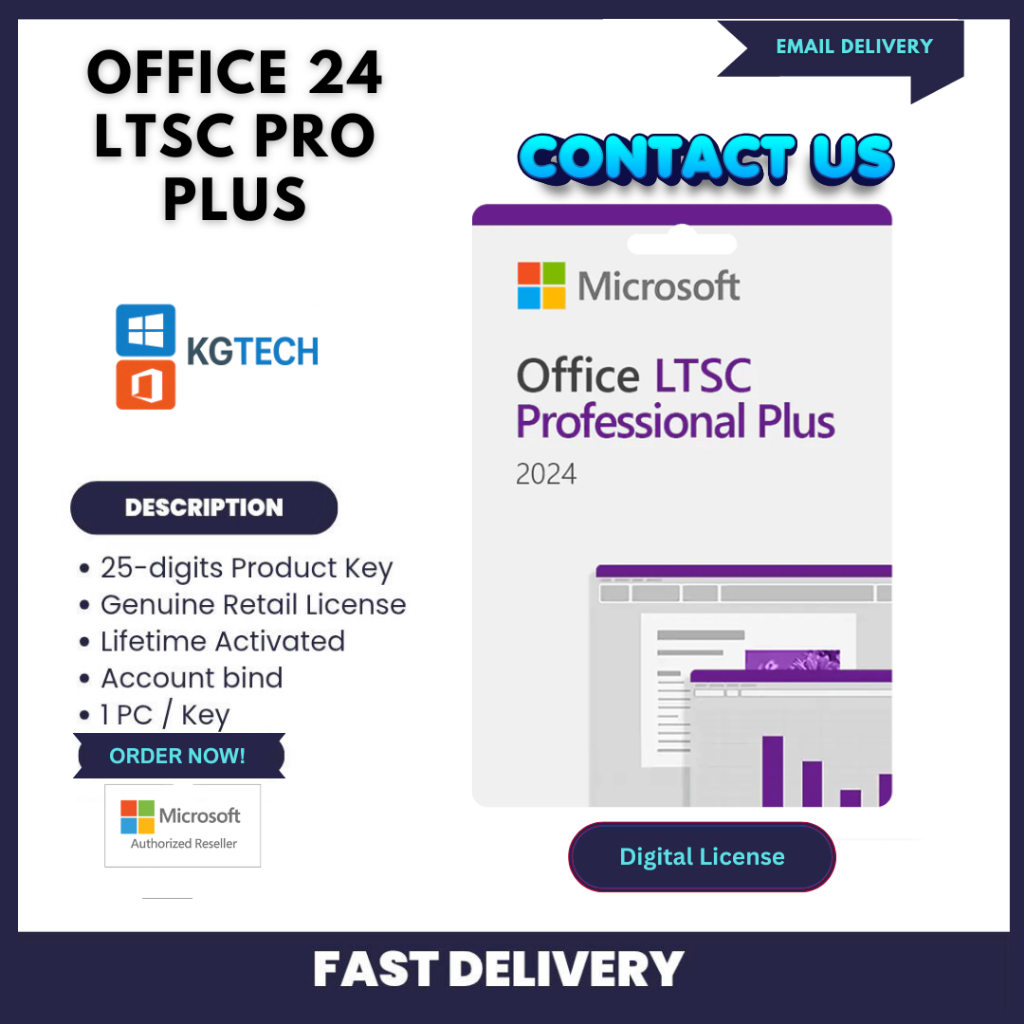 [K] MS Office 2024 LTSC Professional Plus Latest 25-Digits License Key ...