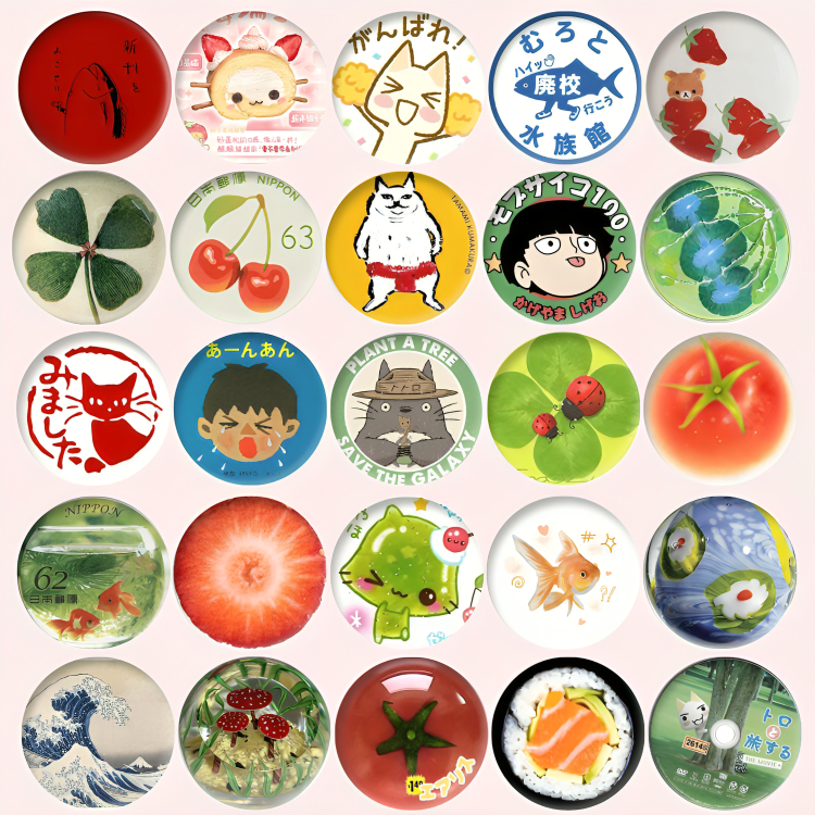 Pop Art Retro Button Pins | Trinket Twee | Shopee Philippines