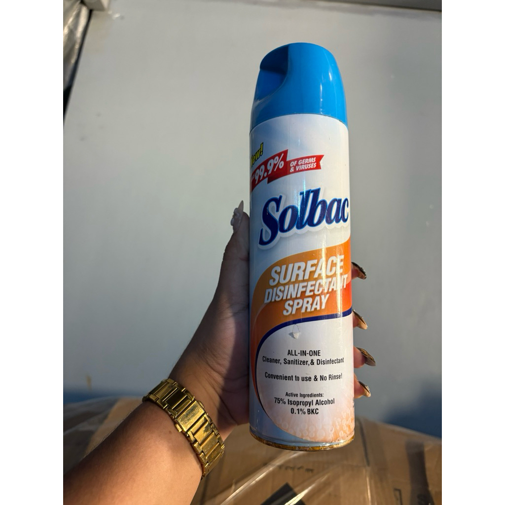Shop solbac disinfectant spray for Sale on Shopee Philippines