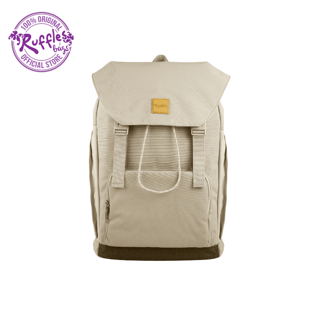 Ruffles Bags Brielle 17-Inch Backpack (Black, Blue, Beige, Purple ...