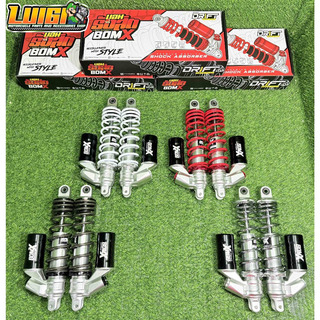 BOM X DRIFT AEROX/NMAX/PCX/ADV/XMAX REAR SHOCK SUSPENSION FULLY ...
