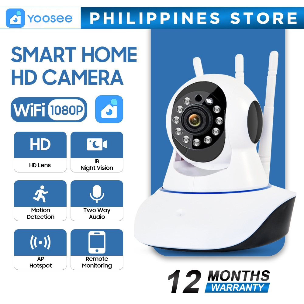Yoosee IP CCTV Camera 1080P HD Smart PTZ Wifi APP Night Vision Wireless ...