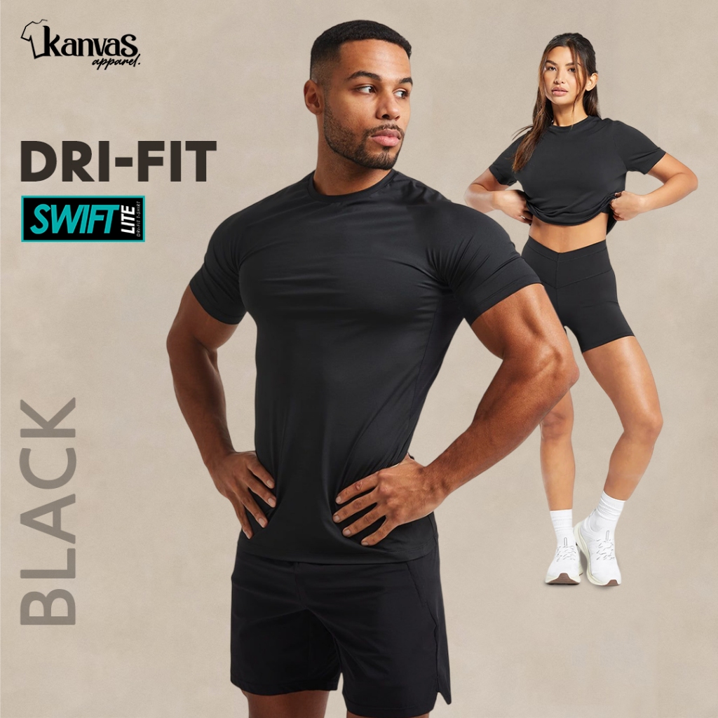 Kanvas Apparel Drifit Tshirt for Men Women Quick-Dry Plain Men's