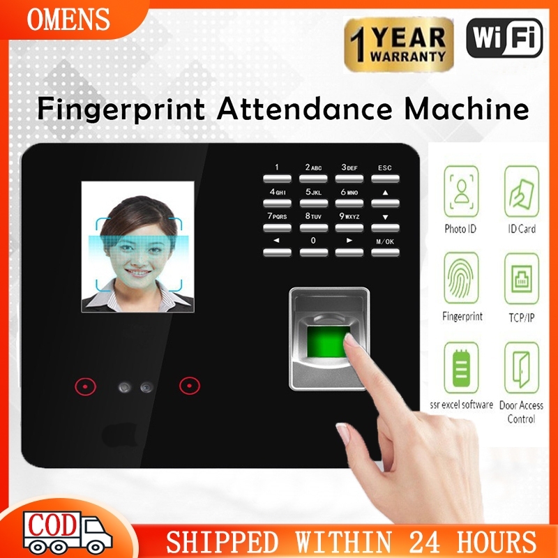 Biometric Face Recognition Attendance Machine Fingerprint LCD Machine ...