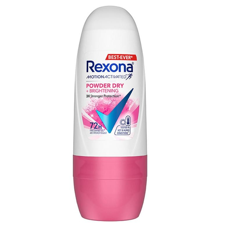 Rexona Women Deodorant Roll-On Powder Dry 25ml | Shopee Philippines