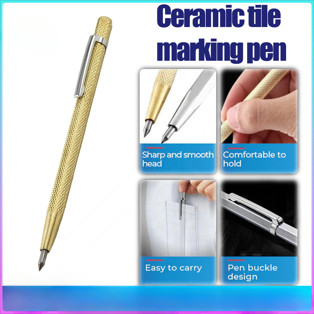 ToolsHub Diamond Glass Knife Hard Metal Tile Cutting Lettering Pen ...
