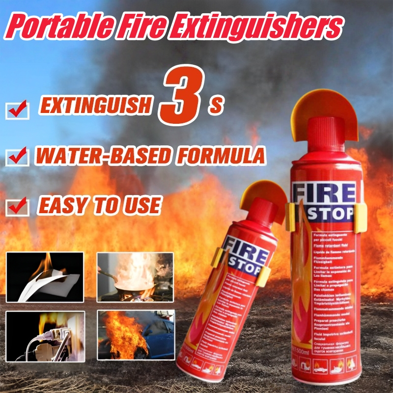 Car Fire extinguisher portable fire extinguishers Mini Portable with ...