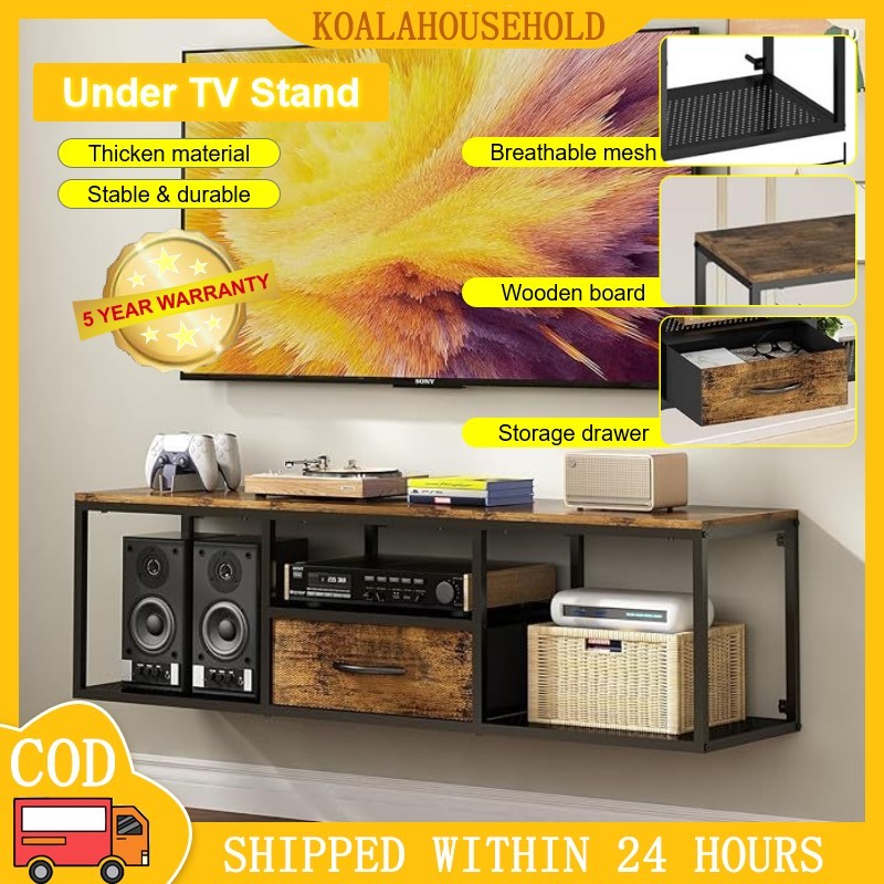 TV cabinet thicken wooden&metal with drawer under TV rack cabinet Wall ...