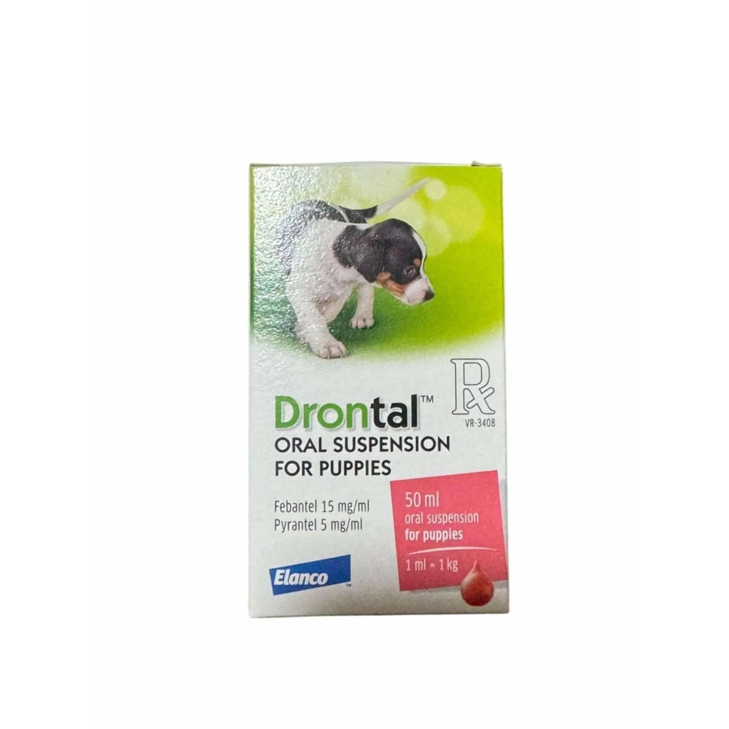 DRONTAL Oral Suspension Dewormers for Puppies 50ml | Shopee Philippines