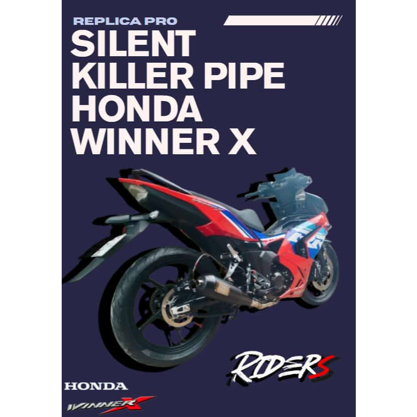 REPLICA PRO SILENT KILLER PIPE HONDA WINNER X | Shopee Philippines