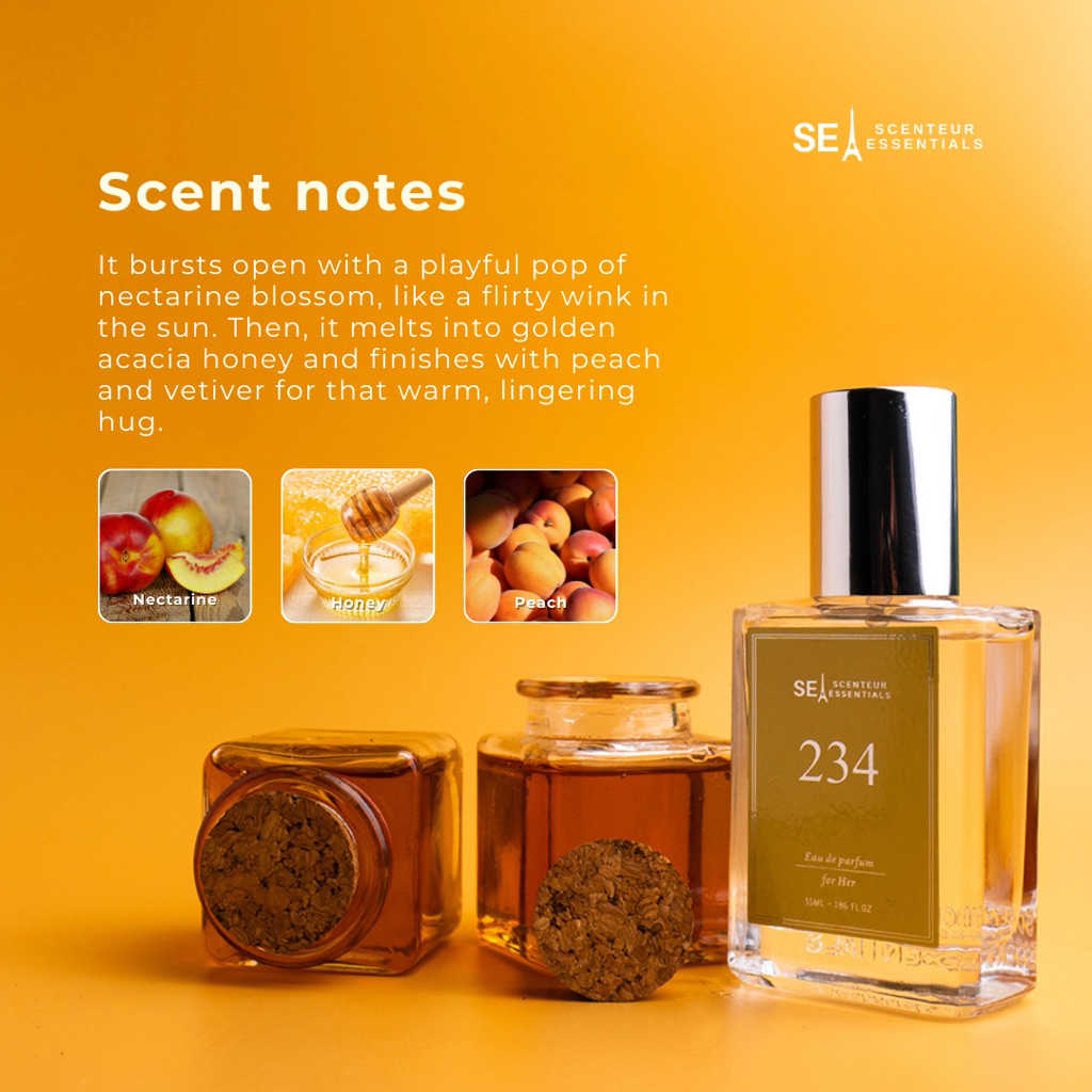 Scent 234 Scenteur Essentials Perfume for Women Premium Oil Concentrated  Long lasting Perfume 55ML